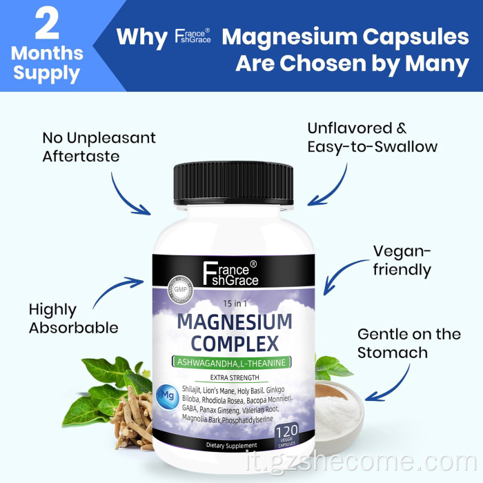 Gli estratti vegetali complessi di magnesio supportano il sistema nervoso